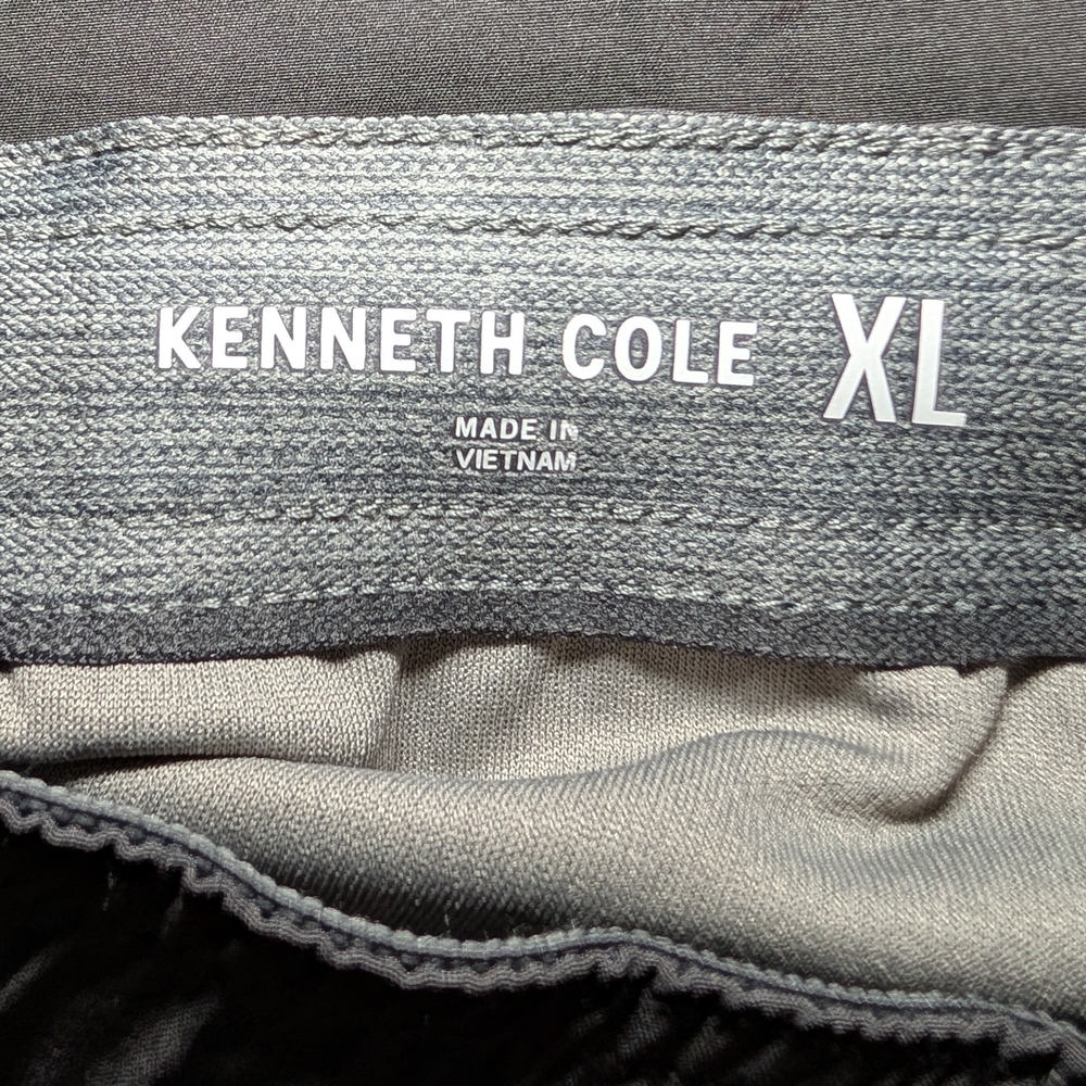 Kenneth Cole Black and Gray Athletic Board Shorts - Picture 6 of 6